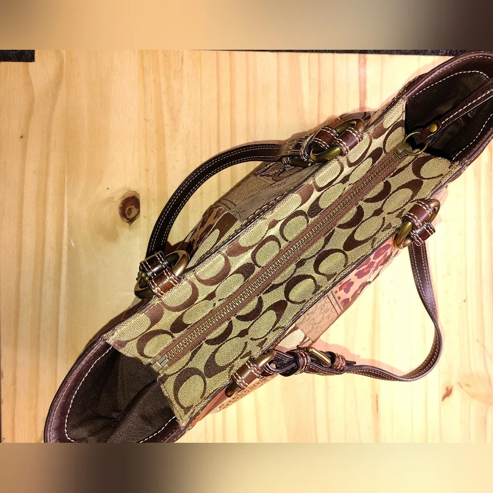 2008 Coach Patchwork Tote in Brown Tones - Picture 7 of 14